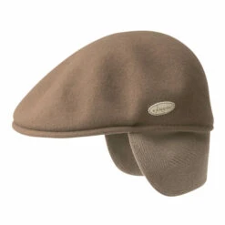 Kangol Wool 504 Cap With Earlaps -Bailey Store 0238KG Kangol Hats Camel