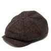 Wigens Edmund Harris Tweed Newsboy Classic Cap -Bailey Store 101531E BrownHerringbone