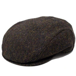 Wigens Edvard Harris Tweed Slim Ivy Cap