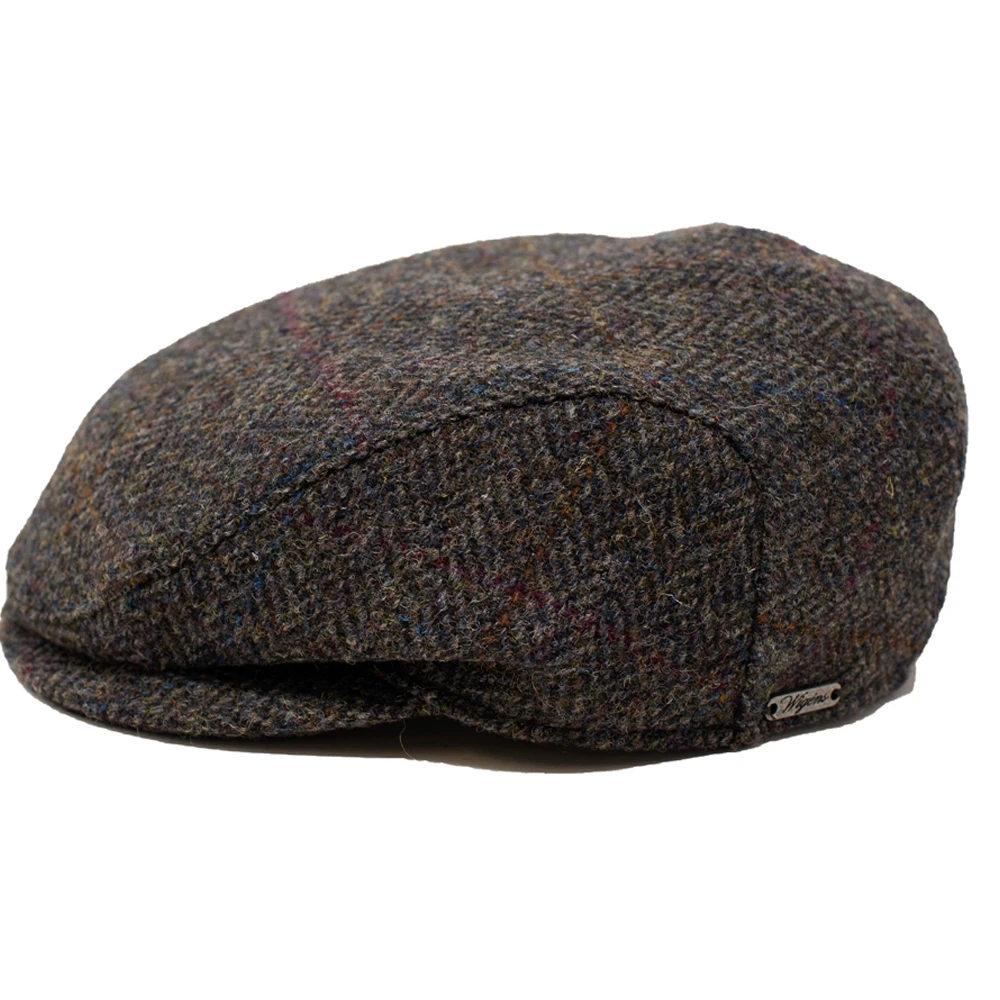 Wigens Gunter Harris Tweed Slim Ivy Cap 4 Wigens Gunter Harris Tweed Slim Ivy Cap - Image 2