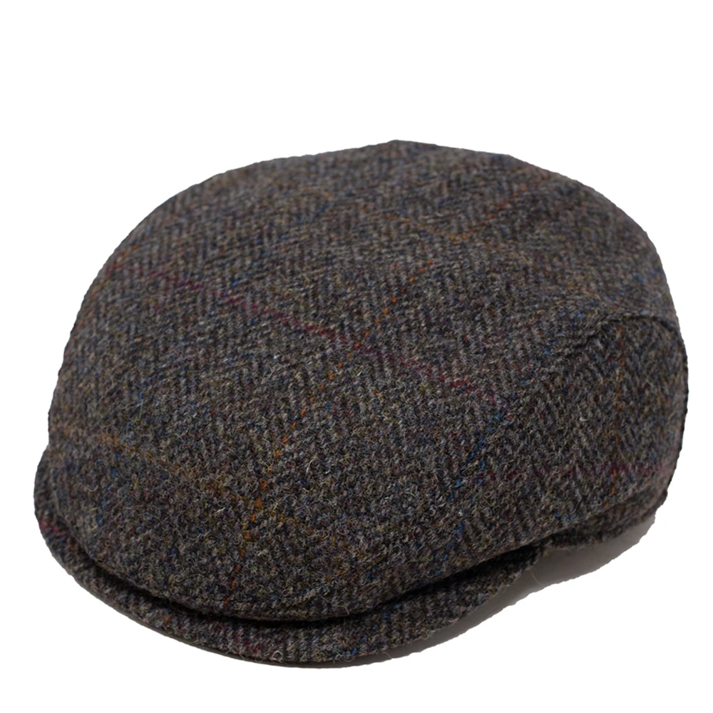 Wigens Gunter Harris Tweed Slim Ivy Cap 3 Wigens Gunter Harris Tweed Slim Ivy Cap
