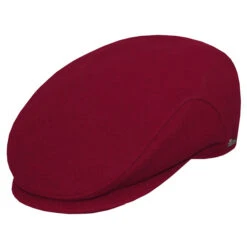 Wigens Carl Wool Longshoreman Cap With Earflaps -Bailey Store 110002 Wigens Caps Red
