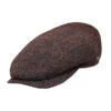 Wigens Hans Ivy Style Harris Tweed Cap With Earlaps 1 Wigens Hans Ivy Style Harris Tweed Cap With Earlaps -Bailey Store 11001749 Wigens Caps Brown