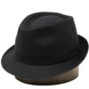 Stetson Trilby Cotton Summer Hat -Bailey Store 1111101 Black