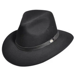 Bailey Dalton Rain Safari Hat -Bailey Store 1362 Mens Hats Black