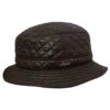 Wigens Linus Quilted Bucket Classic Hat -Bailey Store 140144 Wigens Black