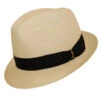 Borsalino Short Brim Panama Hat -Bailey Store 141089 Borsalino Natural