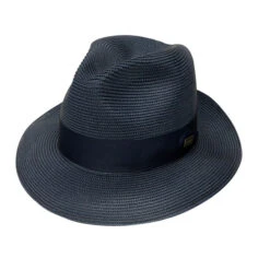 Dobbs Rosebud Straw Hat -Bailey Store 1521Rosebud Dobbs Hats Navy