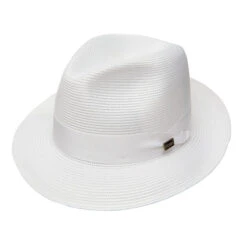 Dobbs Rosebud Straw Hat -Bailey Store 1521Rosebud Dobbs Hats White