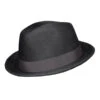 Barbisio Bing Wool Felt Fedora -Bailey Store 20004 Fedora Hats Charcoal