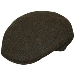 Jonathan Richard County Curved Donegal Tweed Cap -Bailey Store 2004 JonathanRichard Olive