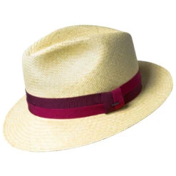 Bailey Halpern Panama Fedora -Bailey Store 22783BHNATURALRED