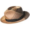 Bailey Giger Panama Fedora -Bailey Store 22787BHBROWNPLAID