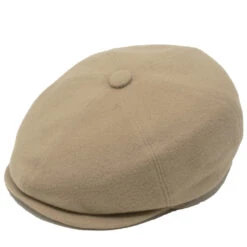 Alfonso D'Este Volturno Wool/Cashmere Newsboy Cap