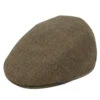 Alfonso D'Este Tirreno Wool Pub Cap -Bailey Store 26389 OliveHerringbone