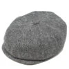 Alfonso D'Este Shelby Wool Newsboy Cap 1 Alfonso D'Este Shelby Wool Newsboy Cap -Bailey Store 26390 DarkGreyHerringbone