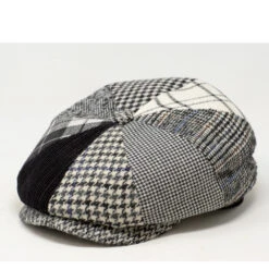 Alfonso D'Este Modena Wool Blend Newsboy Cap