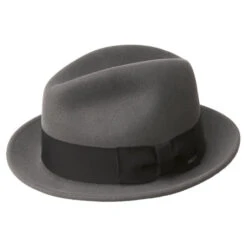 Bailey Bogan Fedora -Bailey Store 37172BH Bailey Hats STEEL