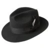 Bailey Gangster Wool Felt Hat -Bailey Store 3814 Bailey Hats BLACK