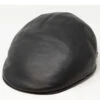 Alfonso D'Este Viterbo Leather Ivy Cap -Bailey Store 38703 Black