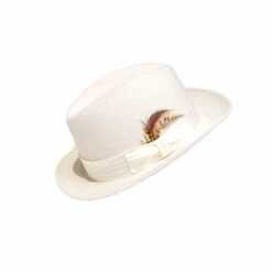 DelMonico Wool Felt Homburg By Capas -Bailey Store 45678 Capas Cream