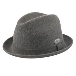 Kangol LiteFelt Player Hat -Bailey Store 5122BC Kangol Hats DkGrey