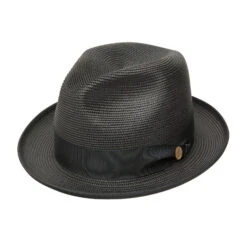 Stetson Latte Milan Straw Hat -Bailey Store 611579 Stetson Hats Black