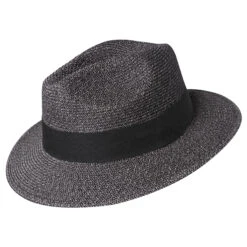 Bailey Mullan Braided Fedora -Bailey Store 81720BHBLACK