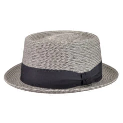 Bailey Waits Braid Porkpie Hat -Bailey Store 81810 Bailey Hats Smoke