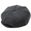 DelMonico 8/4 Wool Herringbone Newsboy Cap By Capas -Bailey Store 8 4HerringboneNewsboy Grey