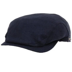 Wigens Sven Linen Longshoreman Cap - 6 Colors -Bailey Store 90406 520769 Wigens Hats Navy