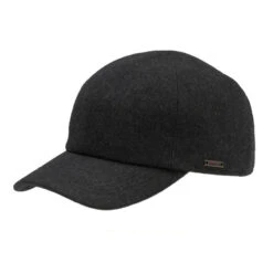 Wigens Kent Baseball Cap With Earlaps - 5 Colors -Bailey Store 95402100796 Wigens Charcoal