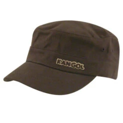 Kangol Cotton Twill Army Cap -Bailey Store 9720BC Kangol Brown