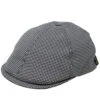 Borsalino Six-Panel Houndstooth Pub Cap -Bailey Store B12183EK BlueWhite