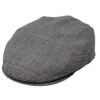 Borsalino Prince Of Wales Wool/Linen Ivy Cap -Bailey Store B12183EK GreyCheck