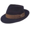 Biltmore Westend Fedora -Bailey Store BF2640 Biltmore Hats Navy