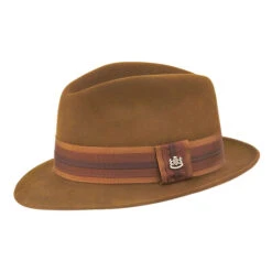 Biltmore Uptown Fedora -Bailey Store BF2647K Biltmore Cognac