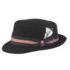 Biltmore Dijon Wool Felt Porkpie Hat -Bailey Store BF2653 Biltmore Black
