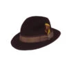 Biltmore Hartford Fedora -Bailey Store BF3747 Fedora Hats Blackoak