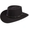 Stetson Black Hawk Gambler Hat -Bailey Store BLACKHAWK Stetson Hats Black