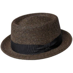 Bailey Waits Braid Porkpie Hat -Bailey Store Bailey Waits MidnightBrown