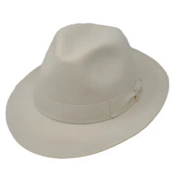 Borsalino Bellagio Fur Felt Hat -Bailey Store Bellagio Silverbelly