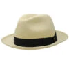 Borsalino Medium Brim Panama Fedora -Bailey Store BorsMedBrim Natural