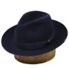 Borsalino Limited Edition Flag Fur Felt Fedora -Bailey Store Borsalino SpecialEdition Navy