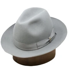 Borsalino Como Fedora -Bailey Store Como LightGrey 2