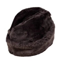 DelMonico Cossack Faux Fur Envoy Cap By Capas -Bailey Store Cossack Brown
