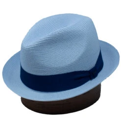 Bailey Craig Braided Fedora -Bailey Store Craig Skyblue