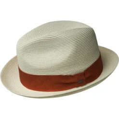 Bailey Craig Braided Fedora -Bailey Store Craigh Beige