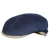 DelMonico Emilio Linen Newsboy Cap By Alfonso D'Este -Bailey Store DEL04VOLTURNO Alfonso Blue