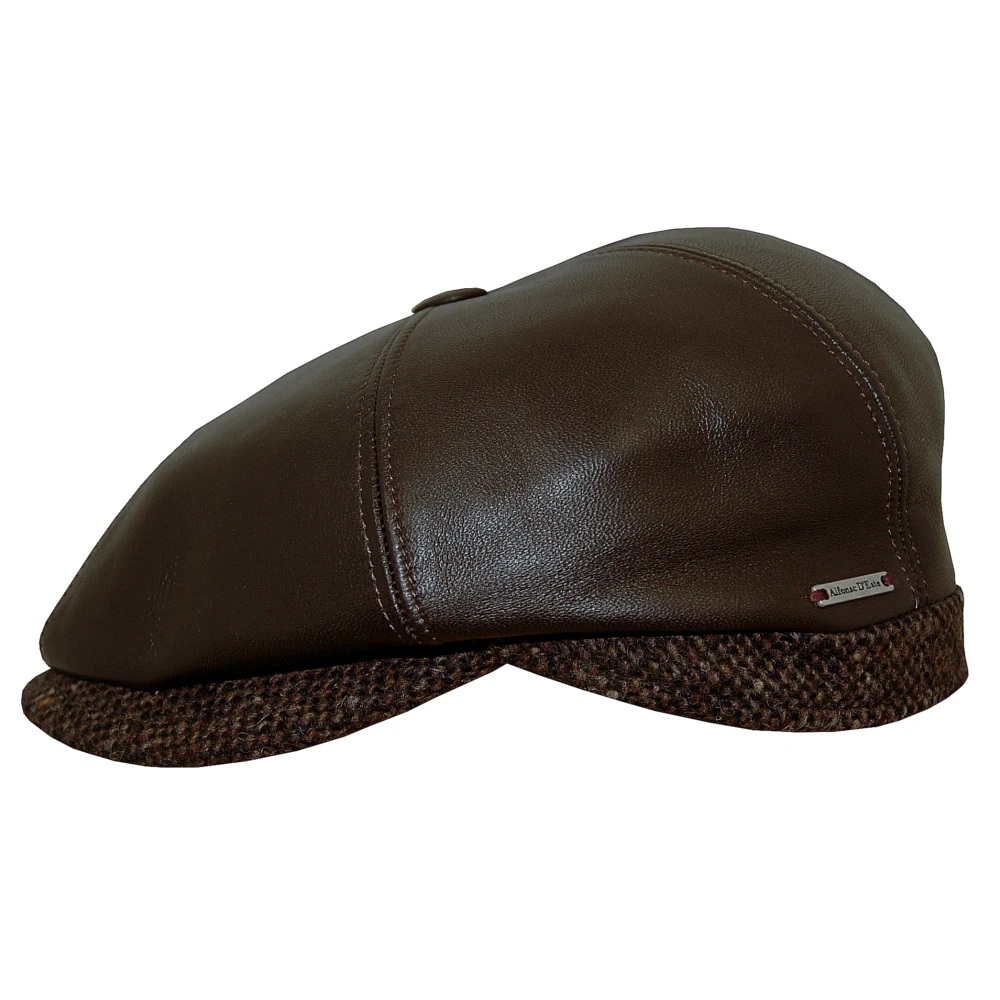 DelMonico Leather Newsboy Cap By Alfonso D'Este 5 DelMonico Leather Newsboy Cap By Alfonso D'Este - Image 3